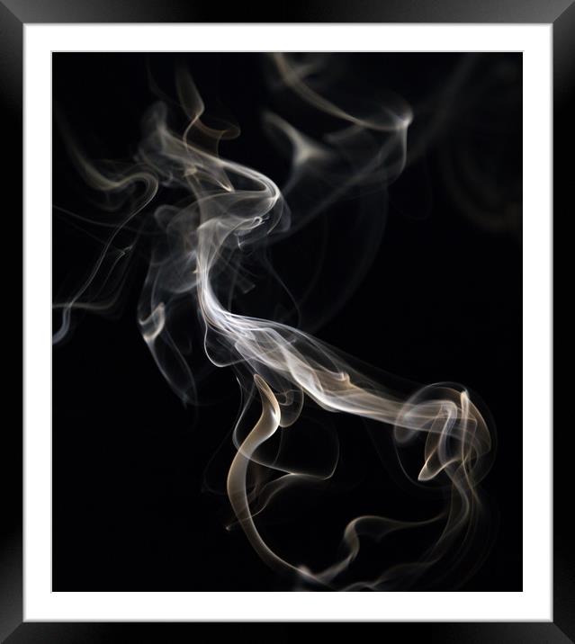 Smoke Trails Framed Mounted Print by Sarah Pymer