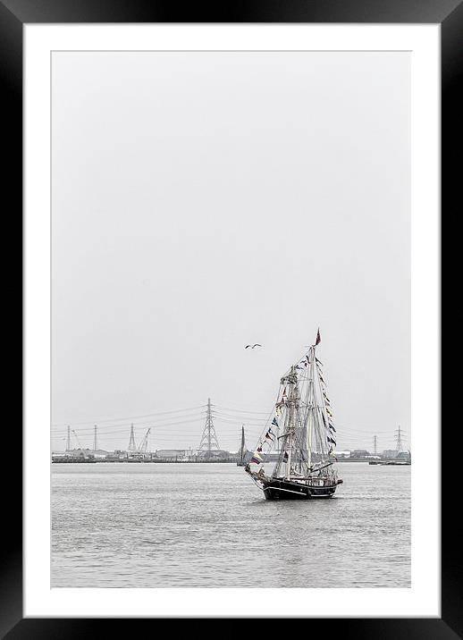  Tall Ships Festival 2014 at Royal Woolwich Arsena Framed Mounted Print by John Ly