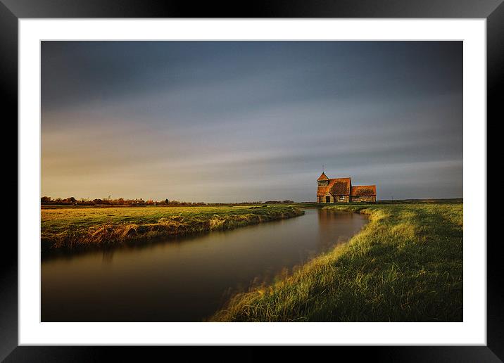 St Thomas Becket Church, Kent, UK Framed Mounted Print by John Ly