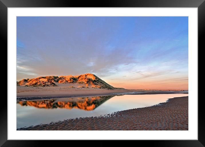 Dune Reflection Newburgh Beach Framed Mounted Print by Eric Watson