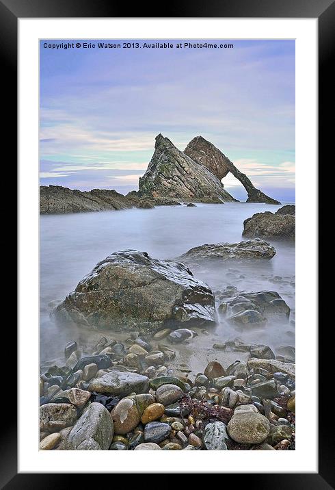 Bow Fiddle Rock Framed Mounted Print by Eric Watson