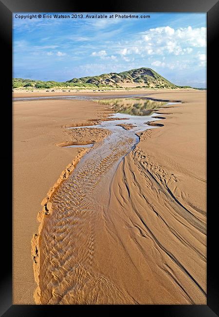 Sand Dune Newburgh Beach Framed Print by Eric Watson