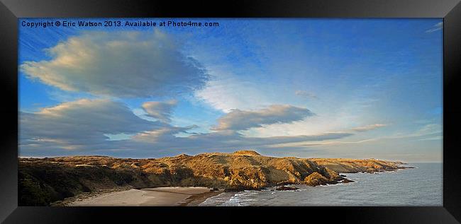 Hackley Bay Forvie Aberdeenshire Framed Print by Eric Watson