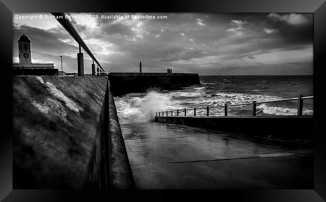 Slip Sliding Away Framed Print by Graham Beerling