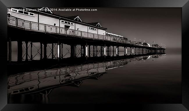 The Pier Framed Print by Graham Beerling
