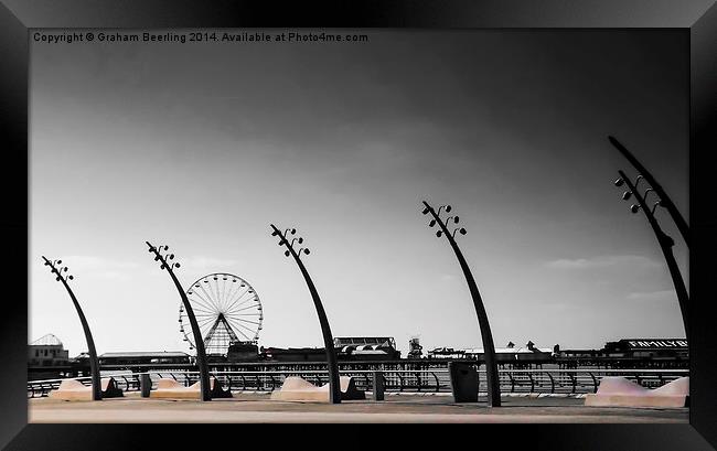 Blackpool Seafront Framed Print by Graham Beerling