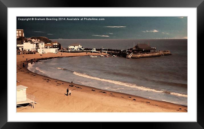  Broadstairs Beach Framed Mounted Print by Graham Beerling