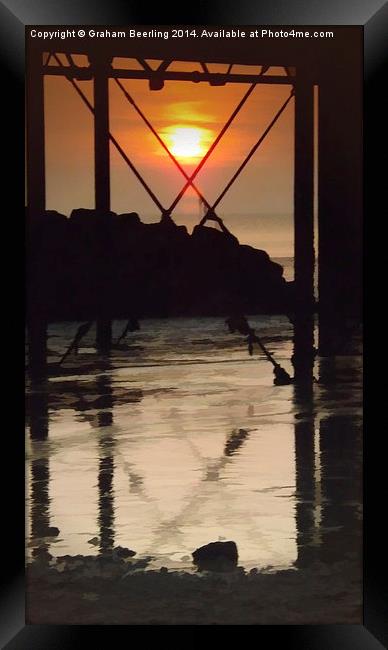 Herne Bay Pier Framed Print by Graham Beerling