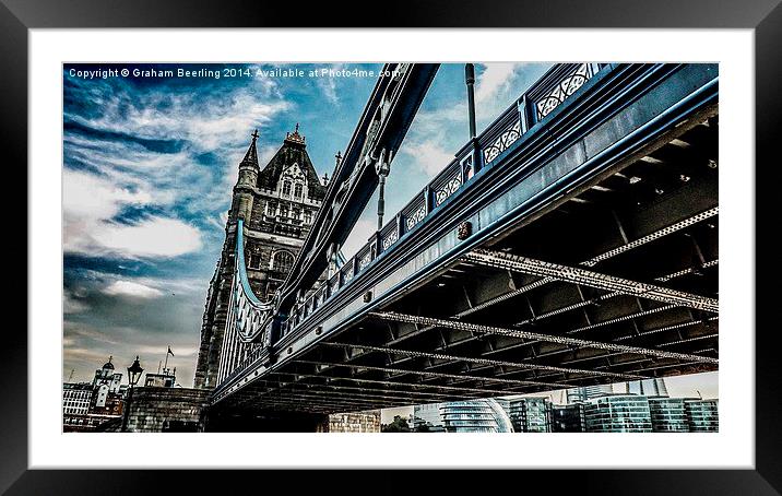  Tower Bridge Framed Mounted Print by Graham Beerling