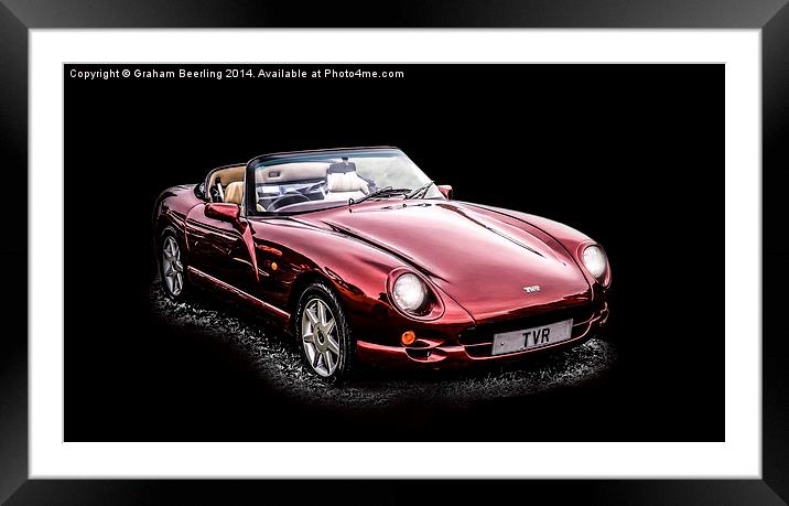Classic Car Framed Mounted Print by Graham Beerling