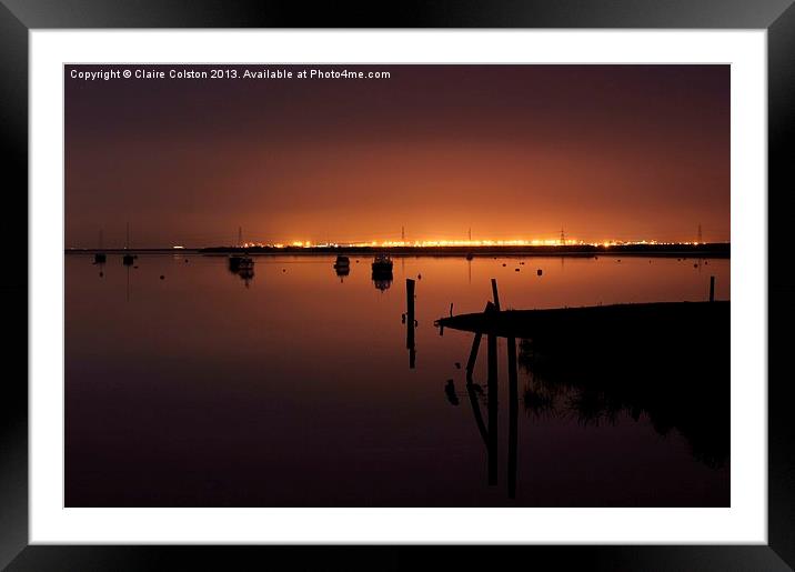 Sheppey Framed Mounted Print by Claire Colston
