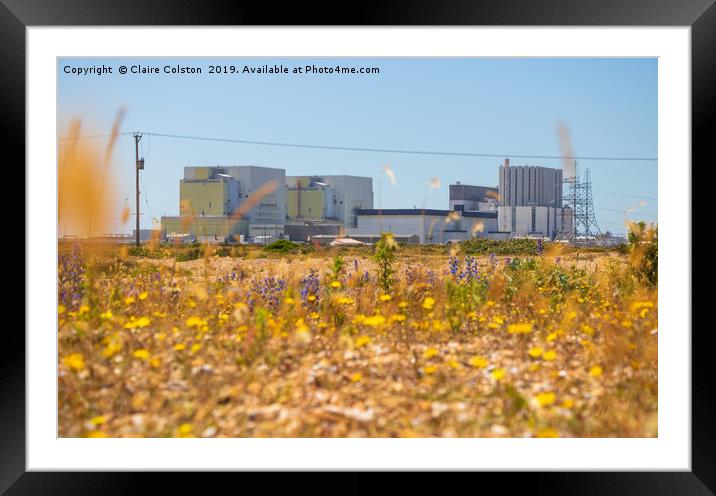 Power Station-Dungerness Framed Mounted Print by Claire Colston