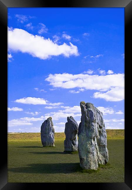 Avebury Stones Framed Print by Andy Davis