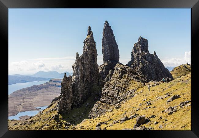 The Old Man of Storr, Isle of Skye Framed Print by Keith Douglas