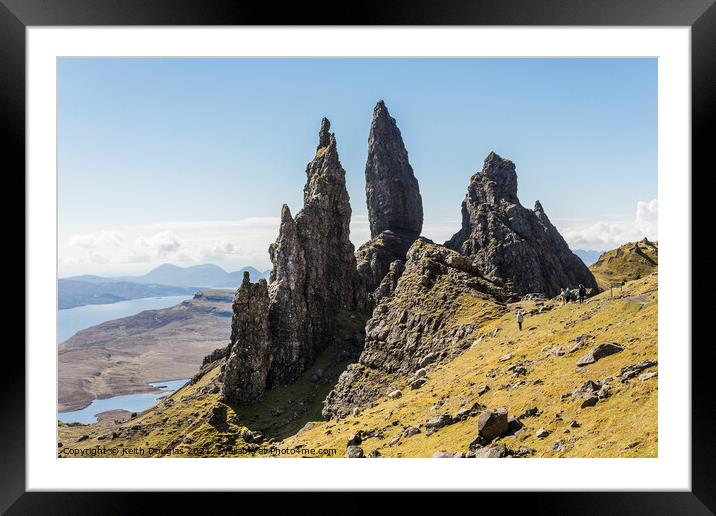 The Old Man of Storr, Isle of Skye Framed Mounted Print by Keith Douglas