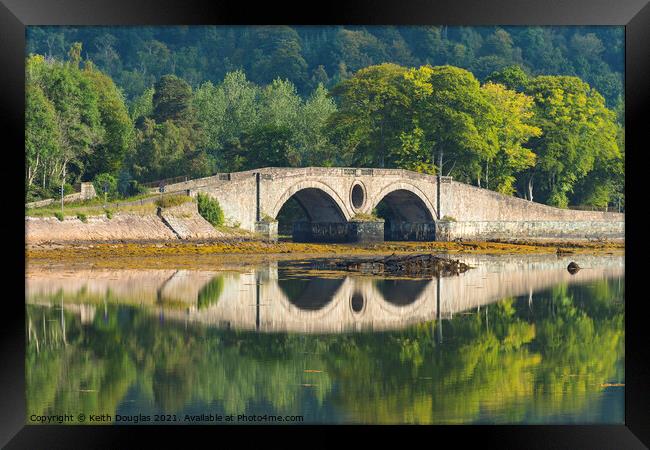 Inveraray Bridge, Scotland Framed Print by Keith Douglas