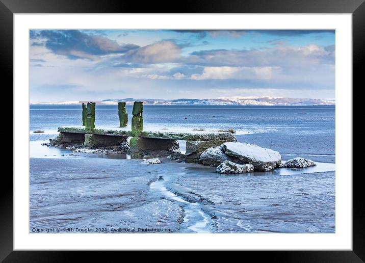 Frosty morning in the Bay Framed Mounted Print by Keith Douglas