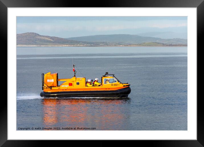 The Hurley Flyer in Morecambe Bay  Framed Mounted Print by Keith Douglas