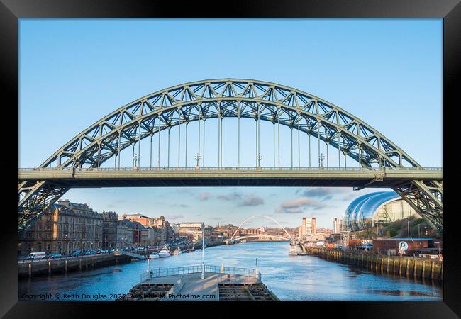 The Tyne Bridge Framed Print by Keith Douglas