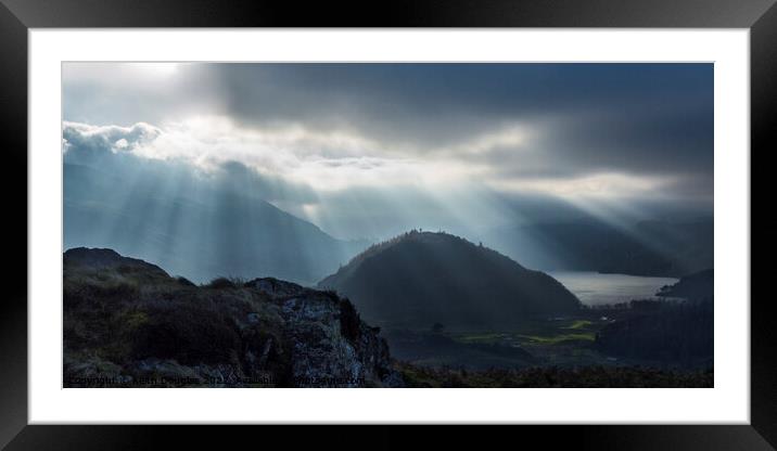 St John's Vale and Thirlmere from High Rigg Framed Mounted Print by Keith Douglas