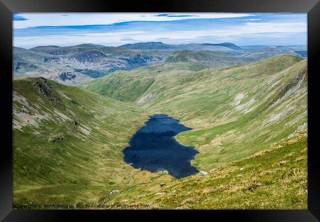 Hayeswater in the Lake District Framed Print by Keith Douglas