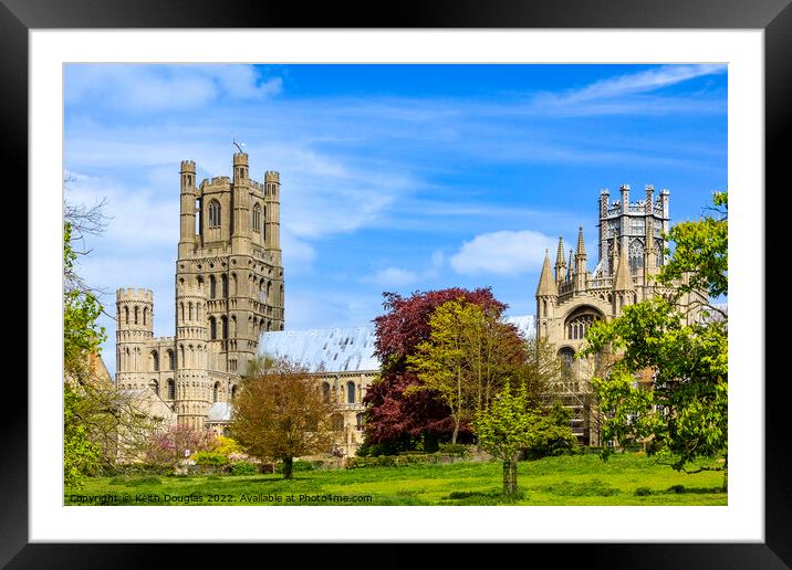 Ely Cathedral, Cambridgeshire Framed Mounted Print by Keith Douglas