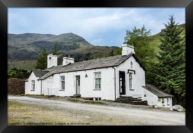 Coniston Coppermines Hostel Framed Print by Keith Douglas