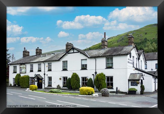 The Swan Hotel, Grasmere Framed Print by Keith Douglas