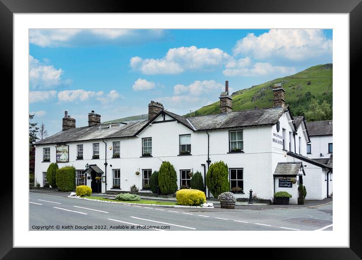 The Swan Hotel, Grasmere Framed Mounted Print by Keith Douglas