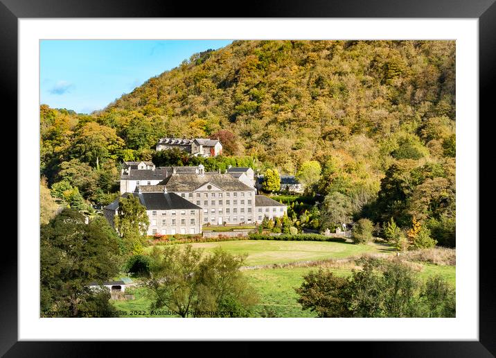 Cressbrook Mill, Derbyshire Framed Mounted Print by Keith Douglas