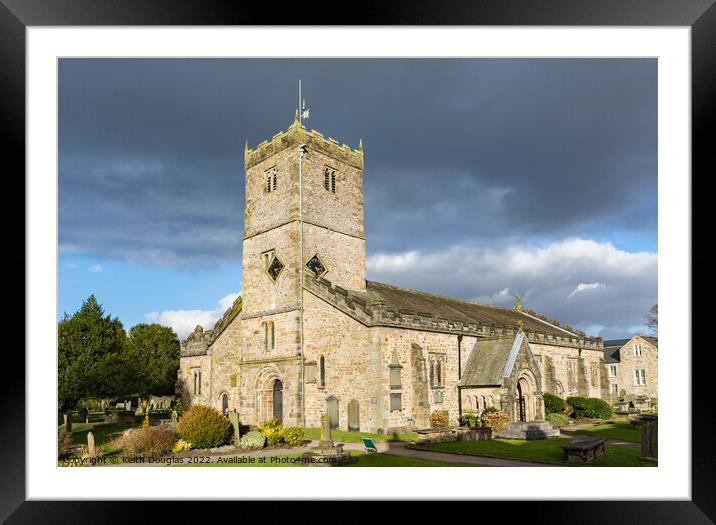 St Mary's Church, Kirkby Lonsdale Framed Mounted Print by Keith Douglas