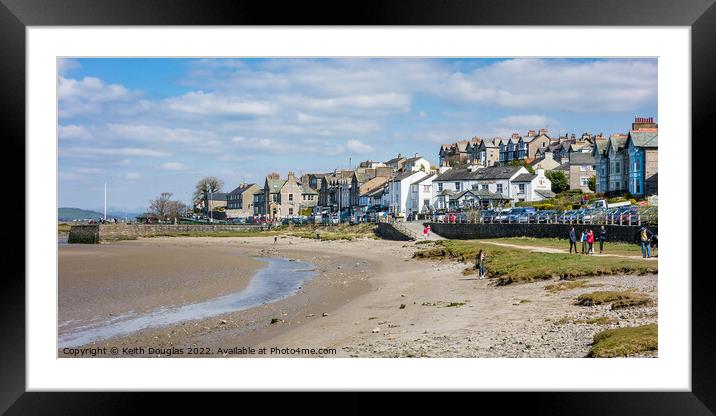Arnside, Cumbria Framed Mounted Print by Keith Douglas