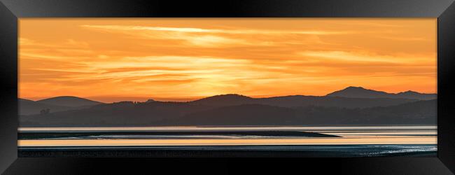 Sunset at Sandside Framed Print by Keith Douglas