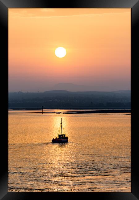 Morecambe Illumination Framed Print by Keith Douglas