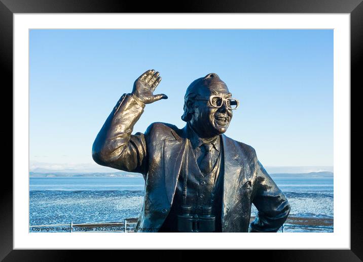 The Eric Morecambe Statue Framed Mounted Print by Keith Douglas