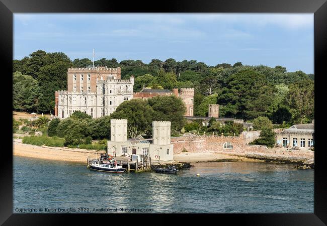 Brownsea Castle, Poole Harbour Framed Print by Keith Douglas