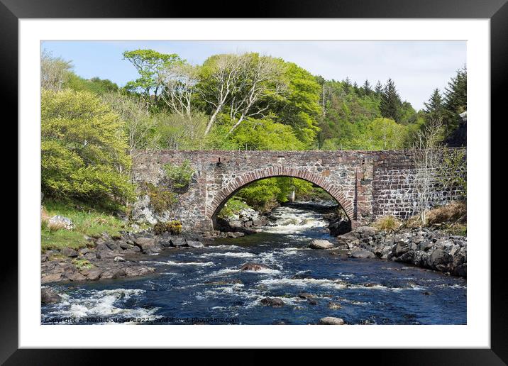 Lochinver Bridge Framed Mounted Print by Keith Douglas