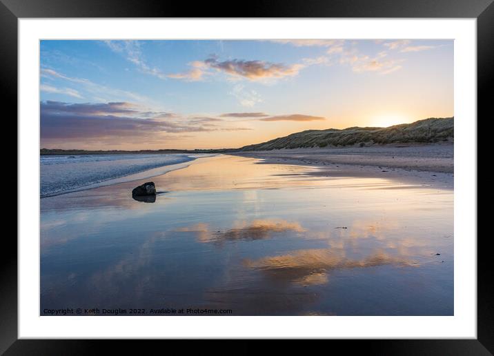 Dunnet Bay at Sunrise Framed Mounted Print by Keith Douglas