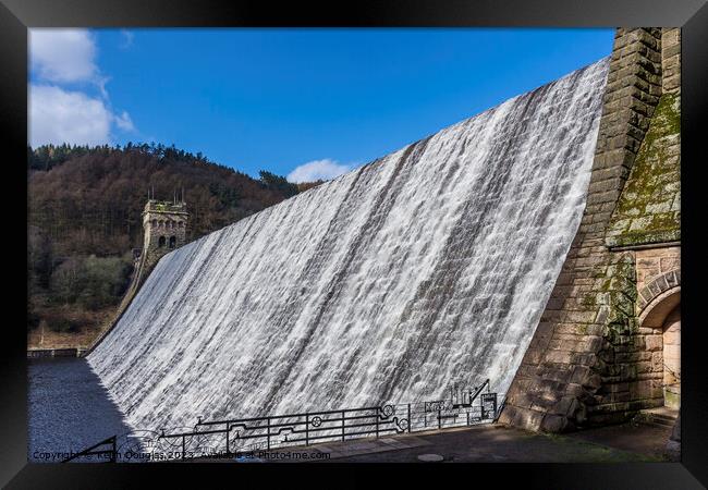 The Derwent Dam, Derbyshire Framed Print by Keith Douglas