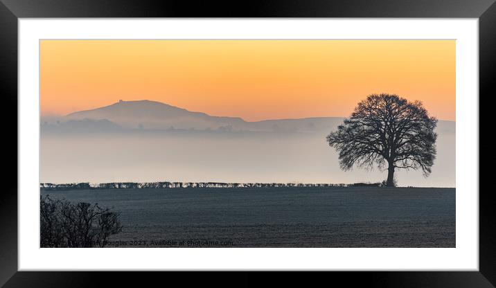 Dawn in Shropshire Framed Mounted Print by Keith Douglas