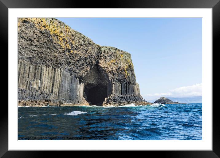 Fingal's Cave, Staffa, Scotland Framed Mounted Print by Keith Douglas