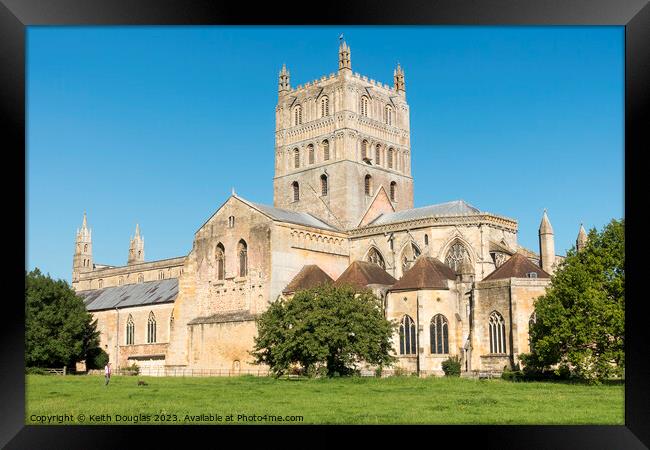 Tewkesbury Abbey, Gloucestershire Framed Print by Keith Douglas