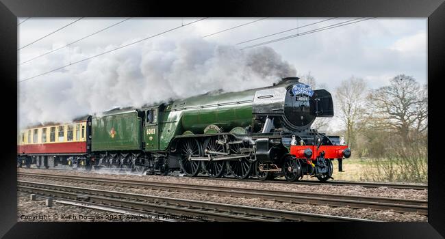 Flying Scotsman restored Framed Print by Keith Douglas