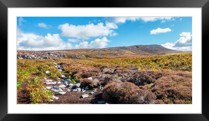 Clougha Scar and Clougha Pike Framed Mounted Print by Keith Douglas