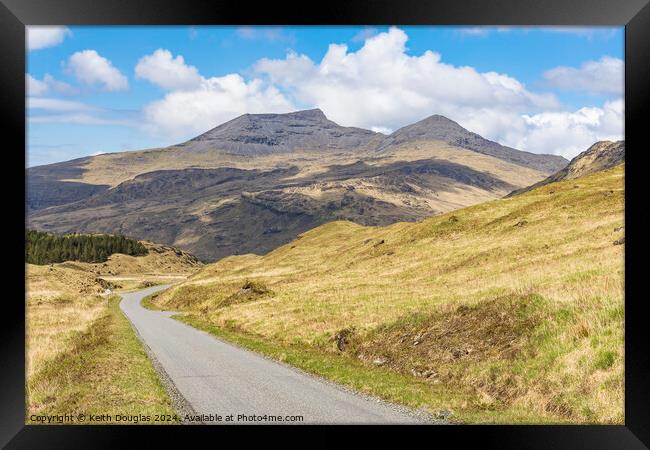 Ben More on Mull Framed Print by Keith Douglas