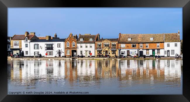 The Quay in St Ives, Cambridgeshire Framed Print by Keith Douglas
