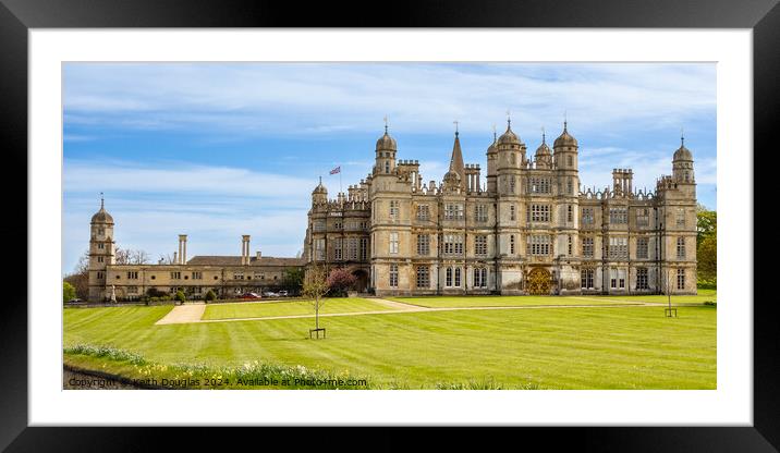 Burghley House, Stamford Framed Mounted Print by Keith Douglas