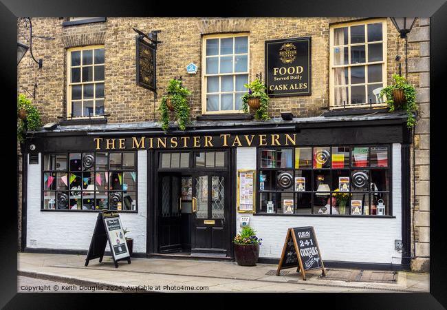The Minster Tavern, Ely Framed Print by Keith Douglas