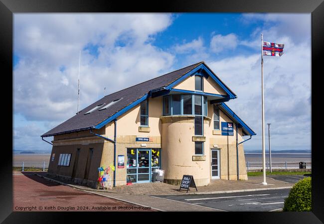 The RNLI Lifeboat Station in Morecambe Framed Print by Keith Douglas