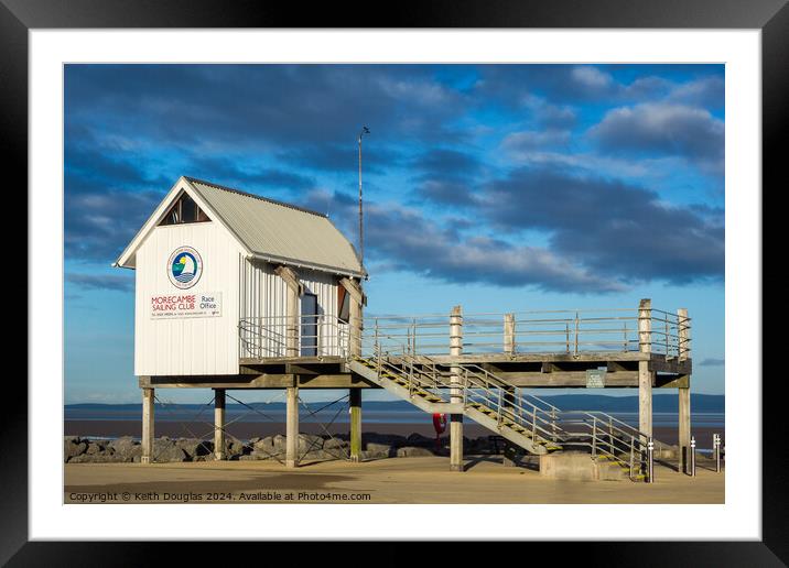 Morecambe Sailing Club Framed Mounted Print by Keith Douglas
